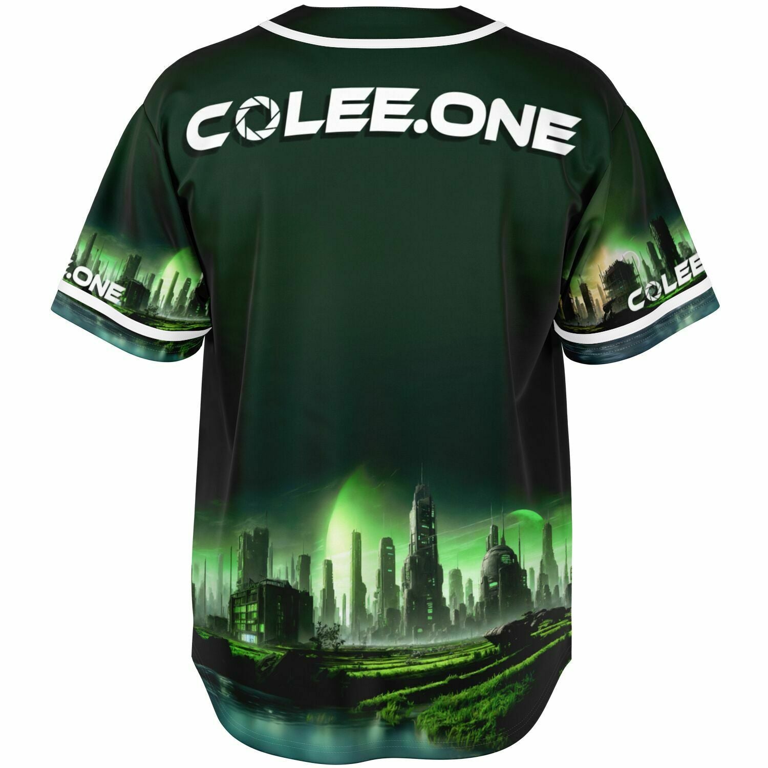 Apocalyptic Planet Jersey - Colee.One Edition, back view — Colee.One festival apparel