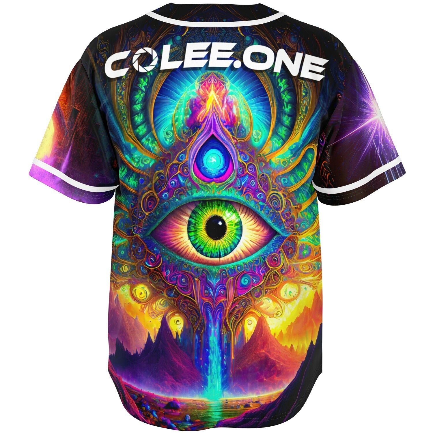 Our Dreamscape Colee.One Edition, back view — Colee.One festival apparel