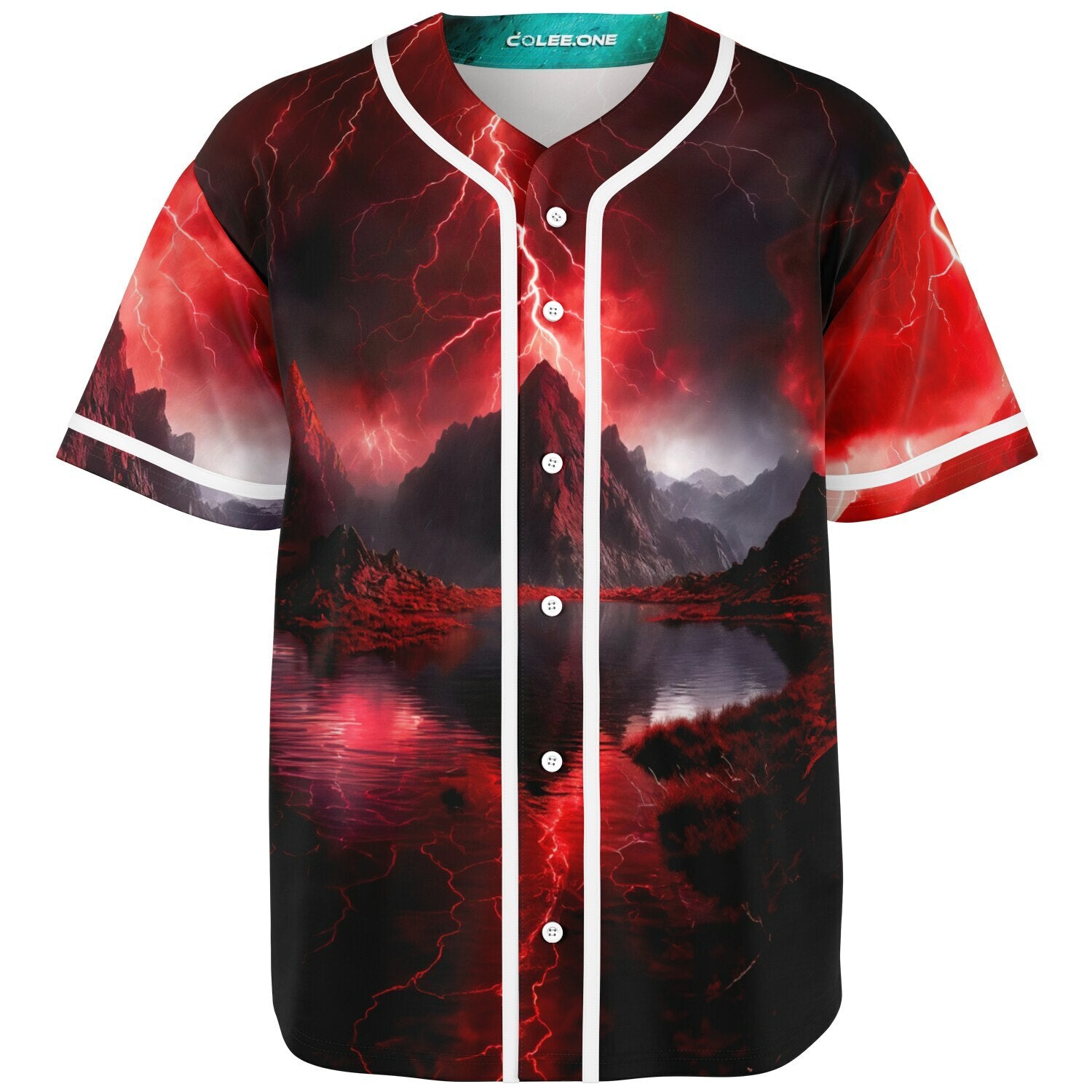Red Thunderstorm Jersey, front view