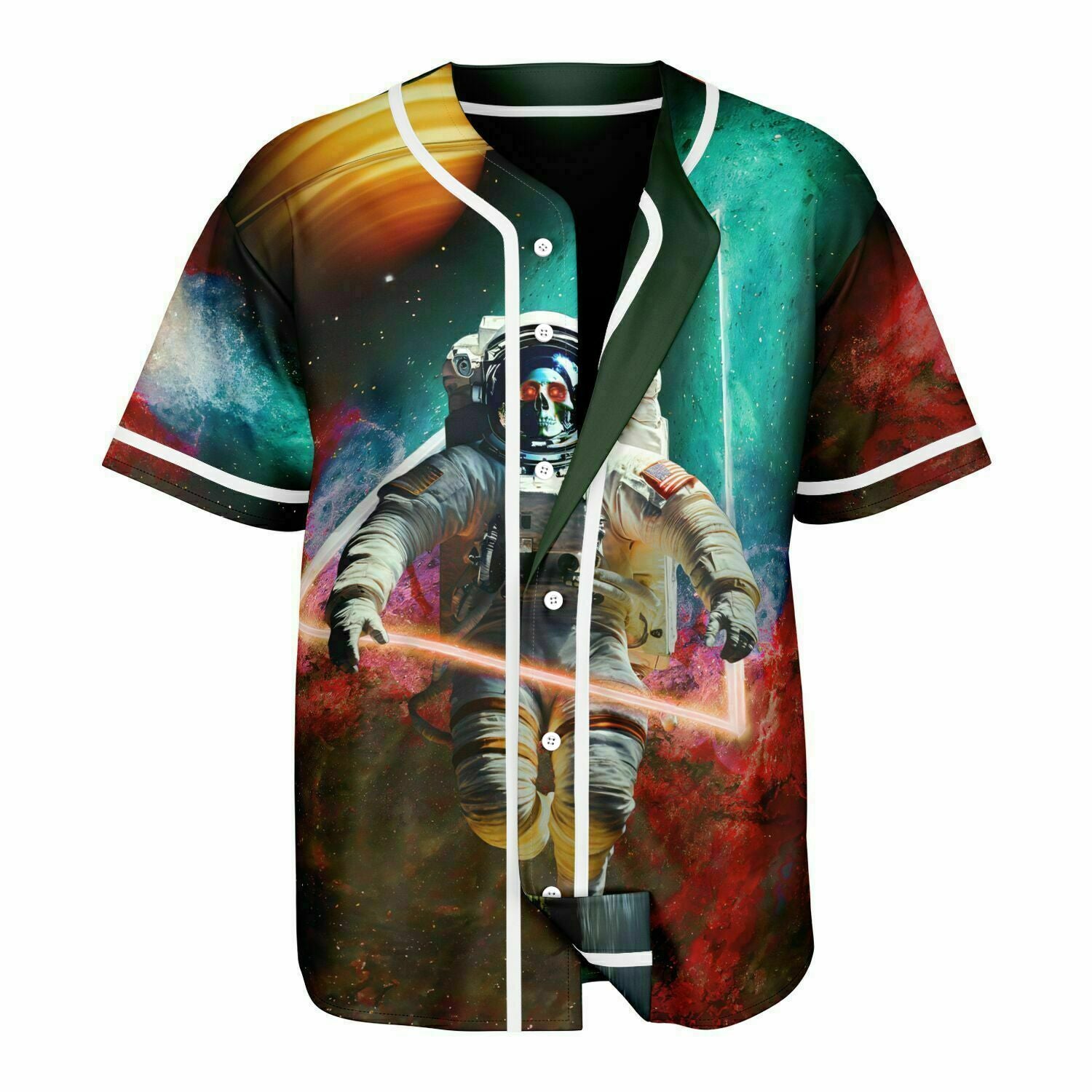 Reversible Astronaut-Apocalyptic Planet Jersey, front view